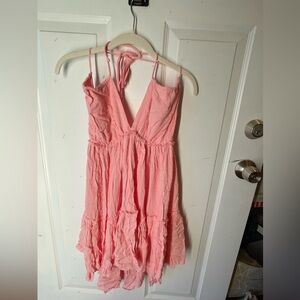 Halter Blush Runway Ocean dress